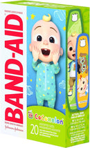 J&J Band-Aid Decorated Adhesive Bandages Bandage Adh Cocomelon 20Ct4/Bx 6Bx/Cs -02161 - BriteSources