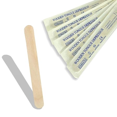 Bioseal Tongue Depressor Tongue Depressor, Wood, 6", Double Pouched, 1/Pk, 50 Pk/Cs