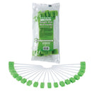 Toothette Plus Oral Swabsticks Foam Tip Untreated, 6-Inch Length, Green, 50/CS