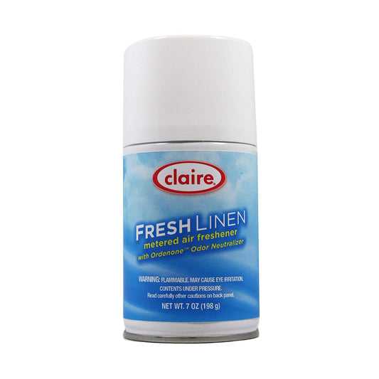 Claire® Air Freshener Refill, Fresh Linen Scent, 7 Oz., 12/Cs