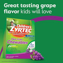J&J Zyrtec Allergy Relief Liquid Allergy Children Zyrtec1Mg Grape 8Oz 3/Pk 8Pk/Cs -020914 - BriteSources