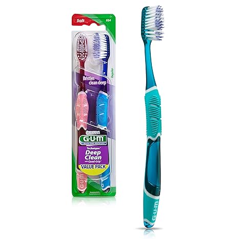 SUNSTAR GUM® ADULT TOOTHBRUSH. TECHNIQUE® TOOTHBRUSH, PATENTED QUAD-GRIP®, SENSITIVE BRISTLES, FULL HEAD, 1 DZ/BX (US ONLY) (PRODUCTS CANNOT BE SOLD O - BriteSources