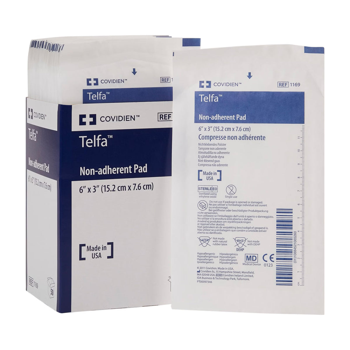 Telfa™ Ouchless Nonadherent Dressing, 3 X 6 Inch, 50/Ct