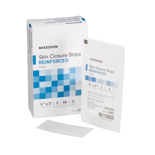 McKesson Skin Closure Strip, ¼ X 3 Inch, 200/CS