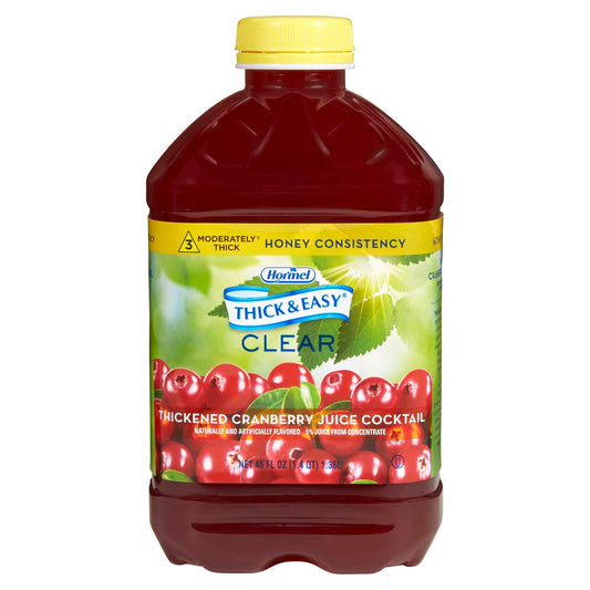Thick & Easy® Clear Honey Consistency Cranberry Thickened Beverage, 6/CS