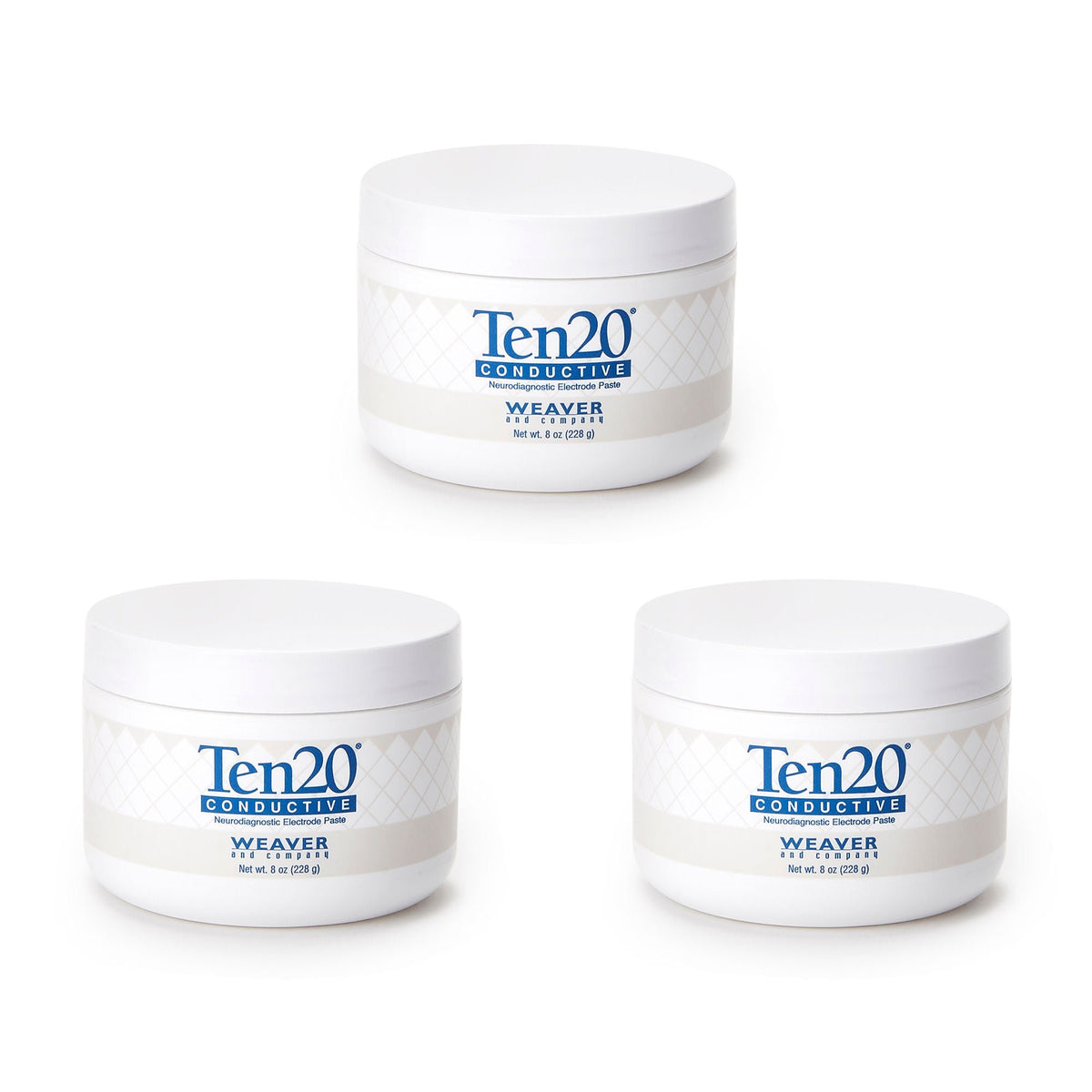 Ten20® Conductive Neurodiagnostic Electrode Paste, 8-Ounce Jar, 3/Pk