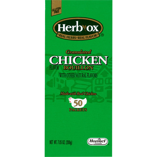 Herb-Ox® Chicken Bouillon Instant Broth, 300/CS