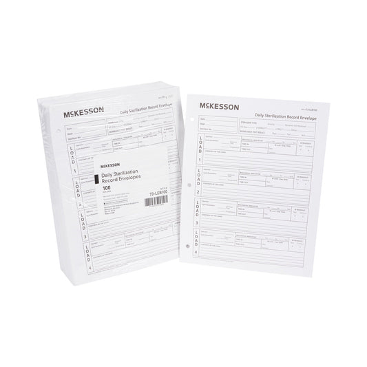 McKesson Sterilization Record Envelope, 100/PK