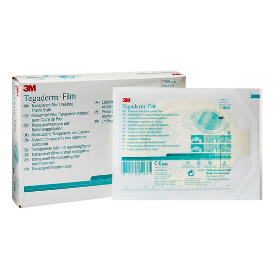 DRESSING, TRANSP 4"X4 1/2" (50/BX 4BX/CS) 3M, 50/BX