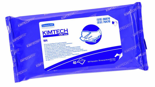 Kimtech™ W4 Pre-Saturated Wipers, 40/Bx