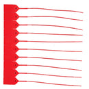 Health Care Logistics Red Pull-Tight Seal, Unnumbered, 9-Inch, 100/PK