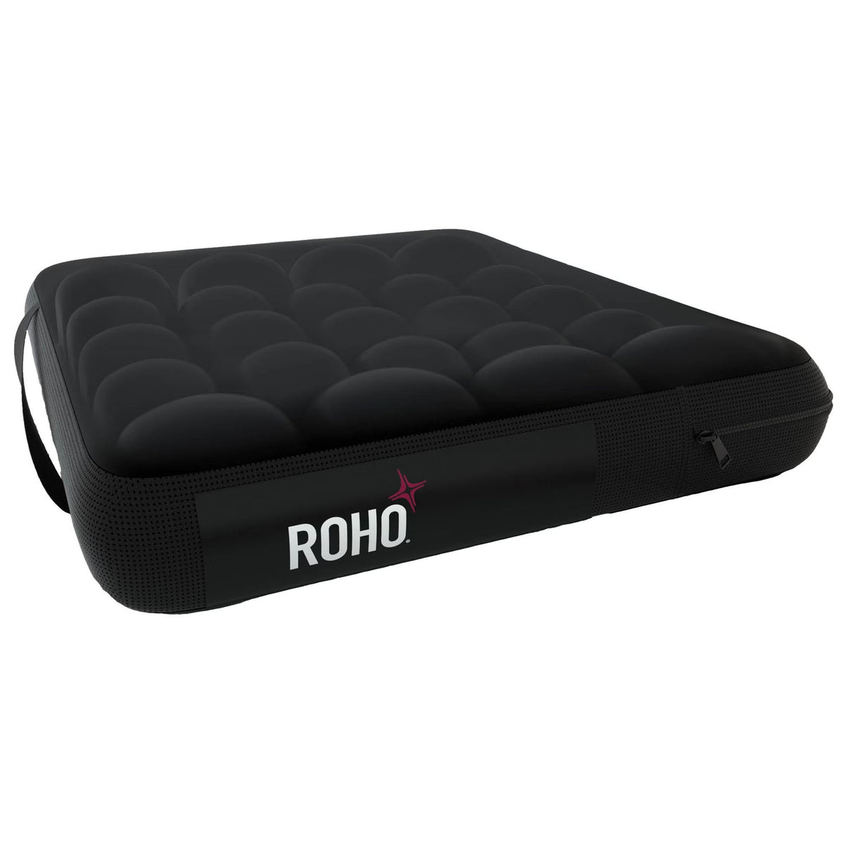 Roho® Mosaic® Inflatable Seat Cushion, 18 X 16 X 3 Inch, Air Cells, Black, 1/Ea