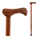 Brazos™ Twisted Oak Cane with T-Handle, Red, 37-Inch Height, 1/EA