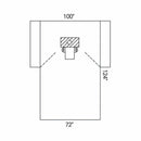 HALYARD STERILE THYROID EENT DRAPE, 100 X 72 X 124 INCH, SOLD AS 1/EACH O&M 89258