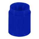 CAP, SCREW F/TUBE STAND TALL BLU 13MM (1000/PK 5PK/CS), 5000/CS