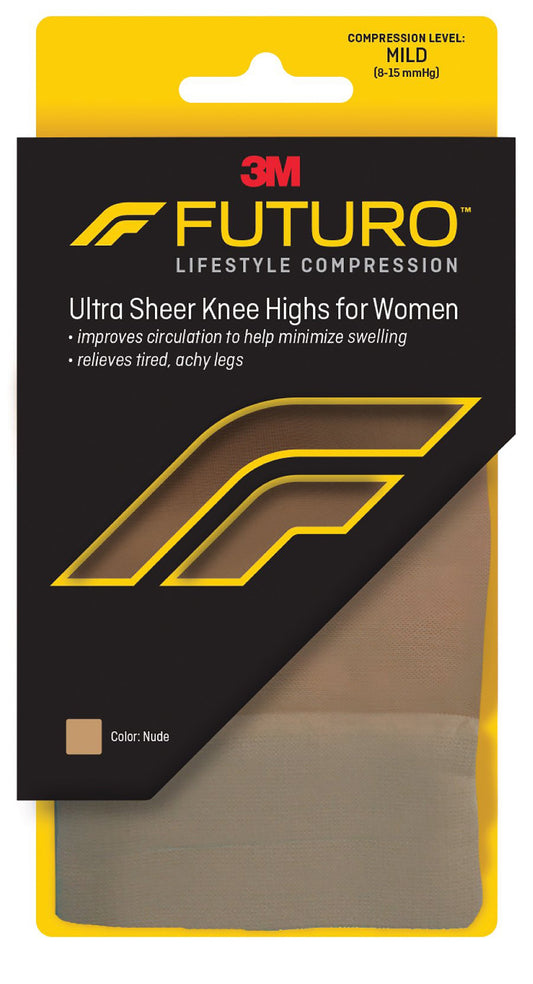 3M™ Futuro™ Compression Pantyhose, Large, Nude, 12/BX