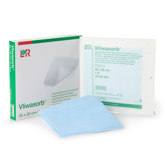 Vliwasorb® Superabsorbent Wound Dressing, 8 X 8 Inch, 10/Bx