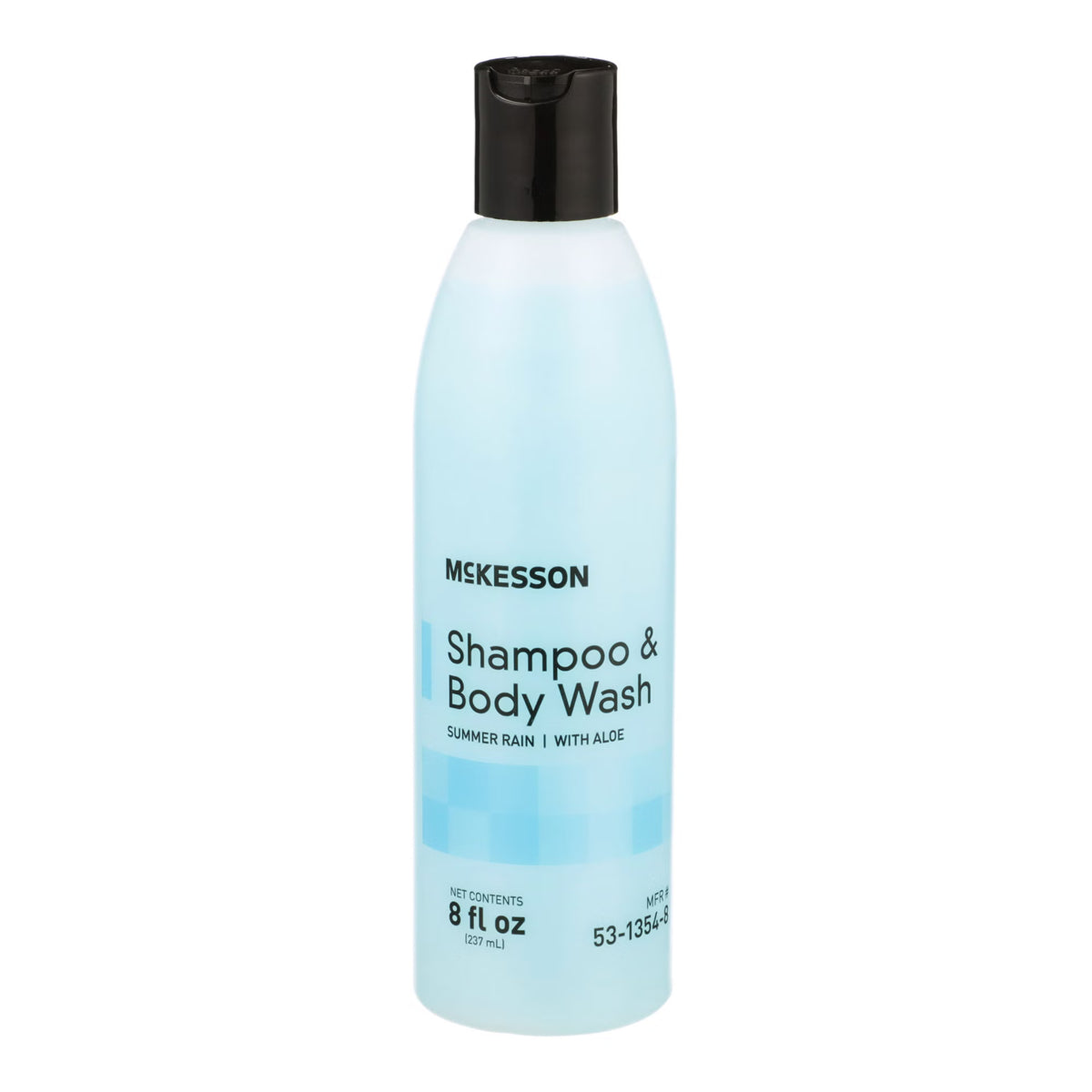 McKesson 2-in-1 Shampoo and Body Wash, Flip-Top Bottle, 8 oz, Summer Rain Scent, 48/CS
