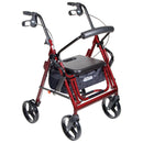 DRIVE™ DUET FOUR-WHEEL ROLLATOR, BURGUNDY, SOLD AS 1/EACH DRIVE 795BU