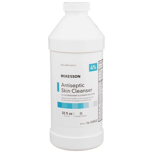 McKesson Antiseptic Skin Cleanser, 32-ounce Flip-Top Bottle, 12/CS