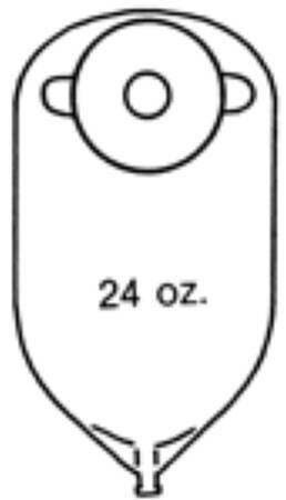 Nu-Hope Laboratories 1-Piece Urostomy Pouch, 10/BX