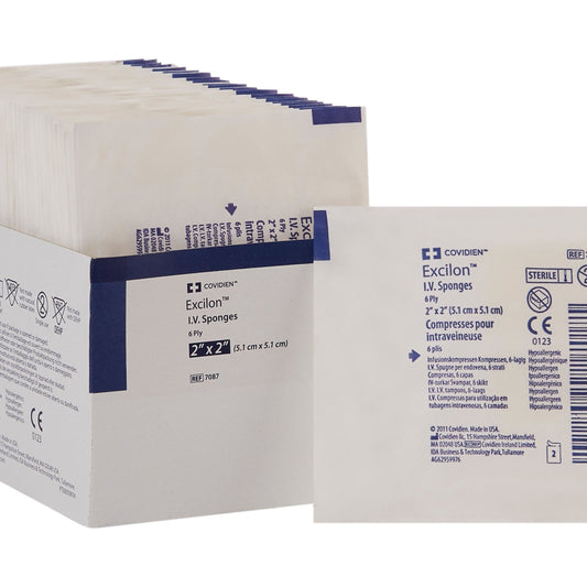 Excilon™ I.V. / Drain Split Dressing, 2 X 2 Inch, Six-Ply, 700/Cs