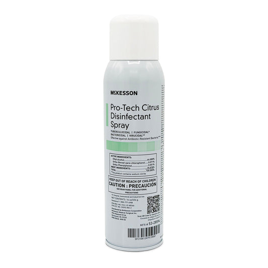 Mckesson Pro-Tech Surface Disinfectant Cleaner Alcohol-Based Liquid Citrus Scent, 12/Cs