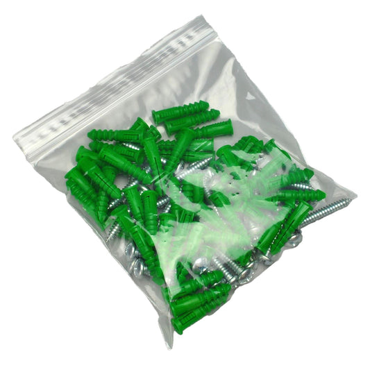 Clear Line Zip Closure Bag, 10/CS