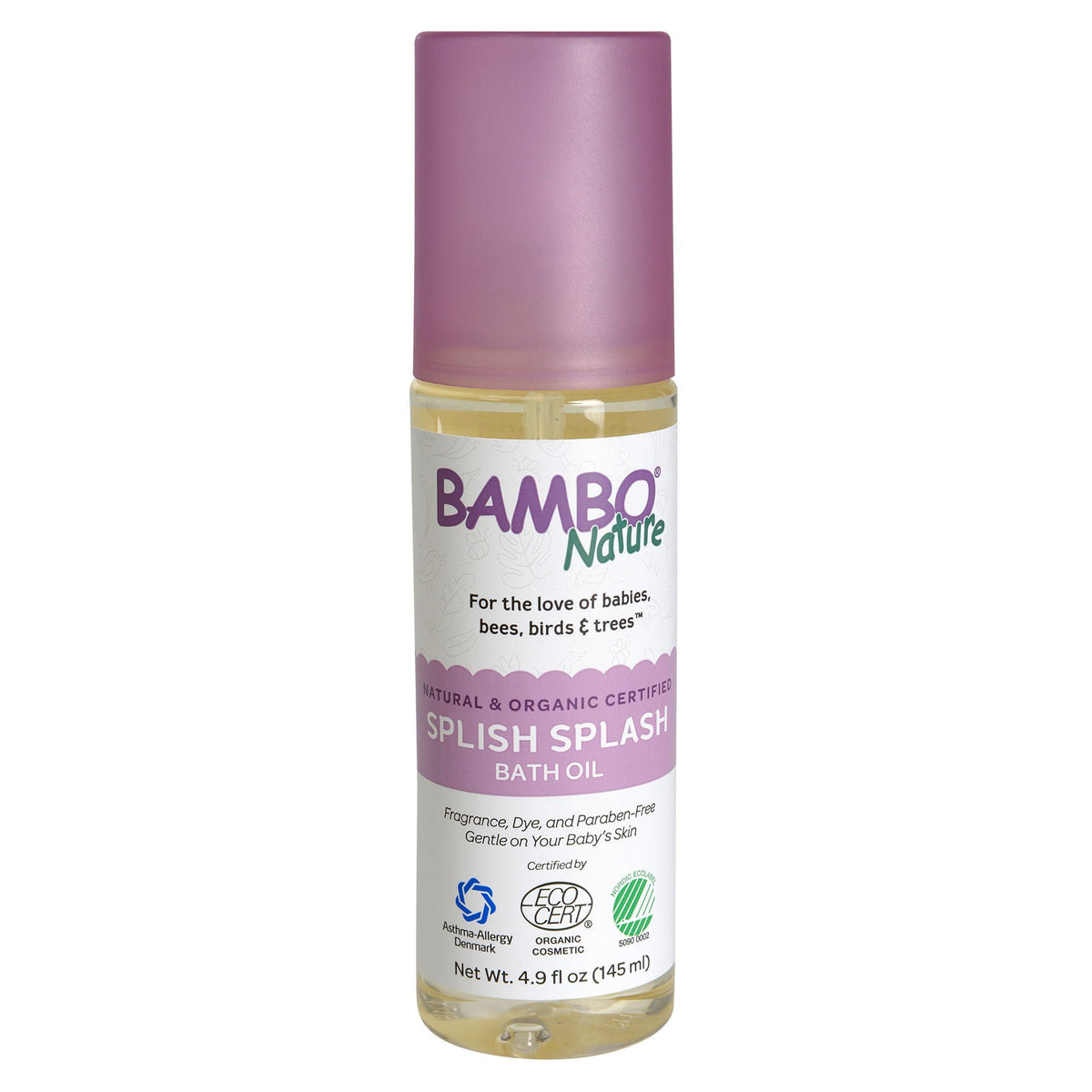 Bambo® Nature Splish Splash Bath Oil, 145 mL bottle, 6/BX