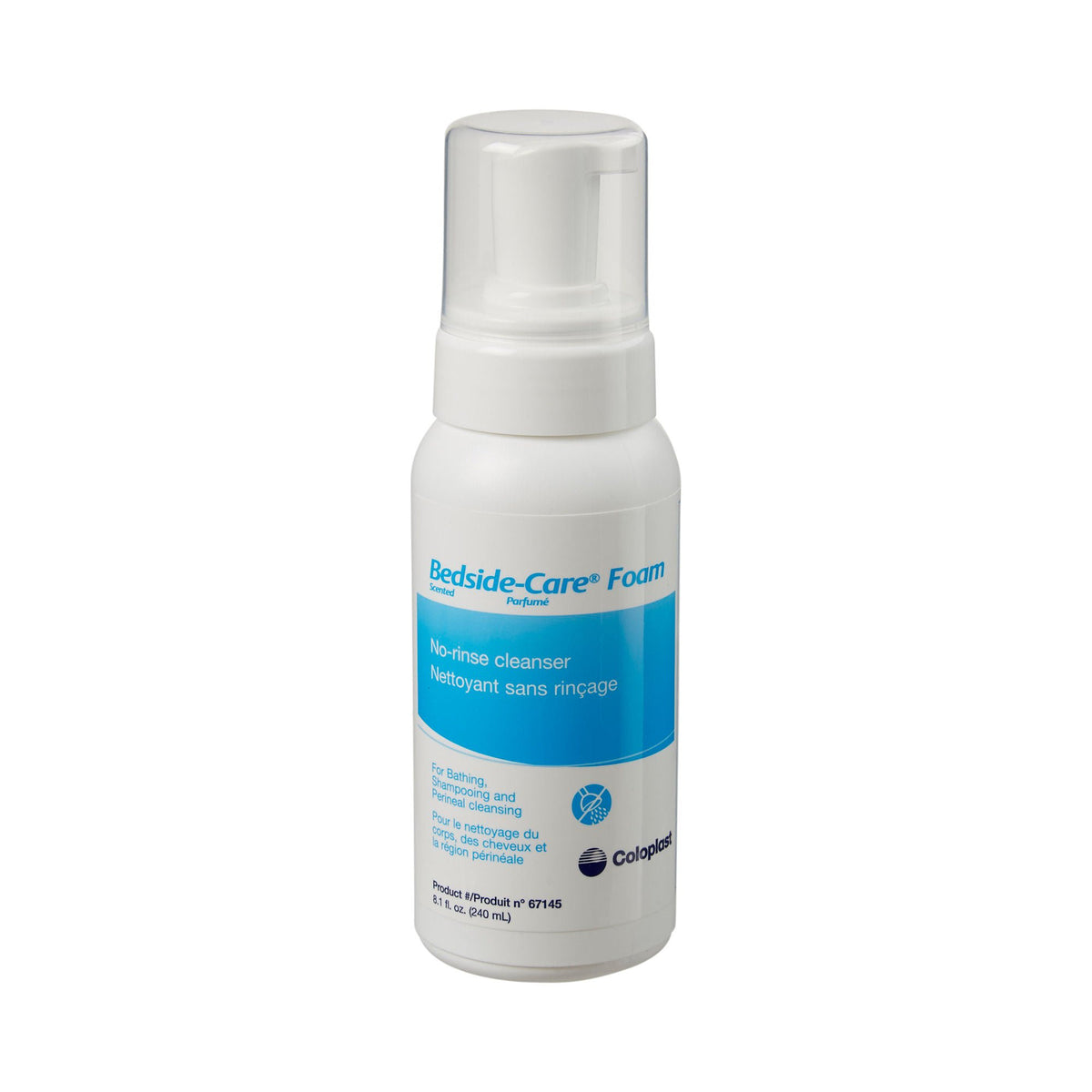 Bedside-Care® Foam Cleanser, Scented, Shampoo and Body Wash, 8.1-ounce bottle, 1/EA