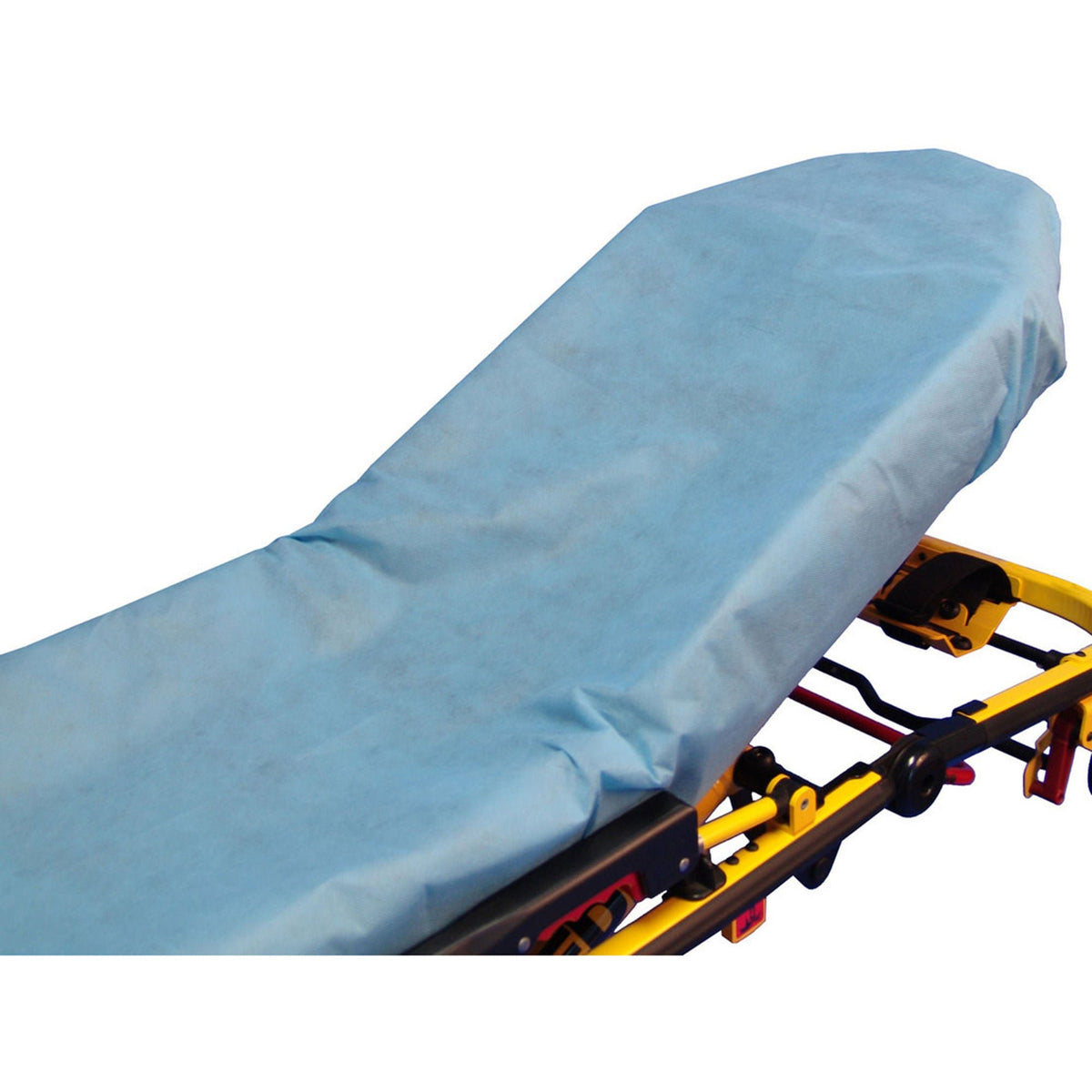 Power-Fit® Blue Fitted Stretcher Sheet, 33 x 89 Inch, 5/BG