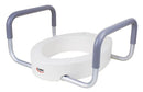 CAREX® RAISED TOILET SEAT WITH ARMS - ELONGATED, SOLD AS 2/CASE APEX-CAREX FGB31600 0000