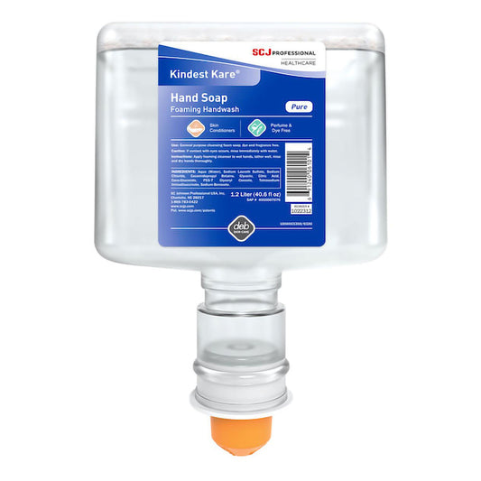 SOAP, HAND KINDEST KARE PURE FOAM 1.2L (3/CS), 3/CS