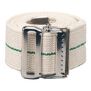 Posey® Gait and Transfer Belt, White with Green Stripe, 54 Inch, 50/CS