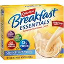 CARNATION BREAKFAST ESSENTIALS® VANILLA NUTRITIONAL DRINK, SOLD AS 60/CASE NESTLE 10050000530622