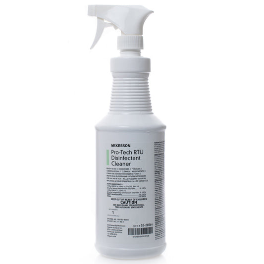 Mckesson Pro-Tech Surface Disinfectant Cleaner Alcohol-Based Liquid Floral Scent, 12/Cs