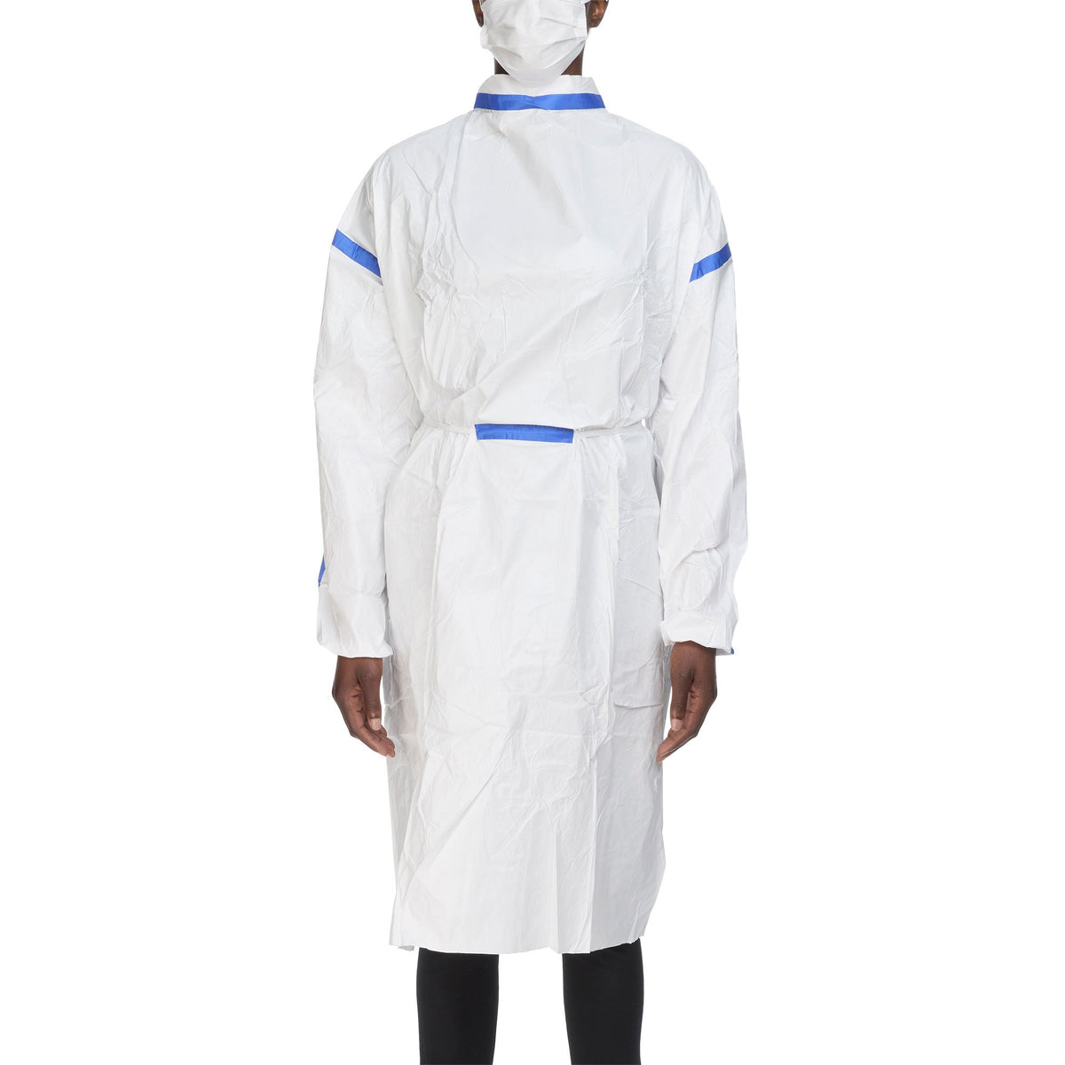 Gown, Clean Rm Anti-Static Strwht Reg (50/Ct), 50/Ct
