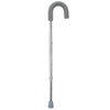 McKesson Round Handle Cane, Aluminum, Height Adjustable, Foam Grip, 6/CS