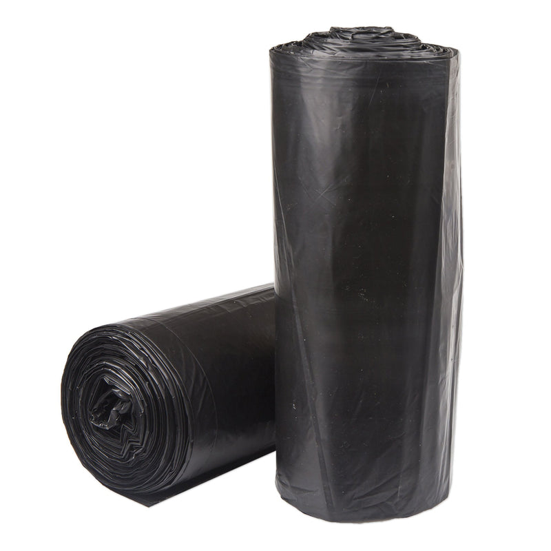 MCKESSON TRASH CAN LINERS, EXTRA HEAVY DUTY PLUS, BLACK, 45 GAL., SOLD AS 150/CASE MCKESSON S404822K