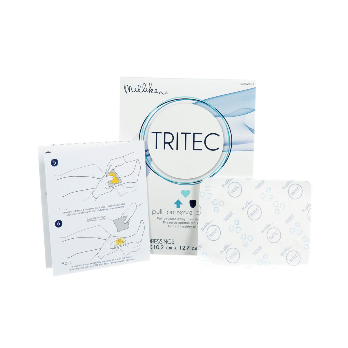 Tritec™ Contact Layer Wound Dressing, 4 x 5 Inch, 10/BX
