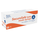 Metier Medical Safe-T-Sheath Safety Insulin Syringe Safety Insulin Syringe, Safe-T-Sheath, Twist Lock, 1 Ml, 31G X 5/16", 800/Cs -SSISTL 01310516 - BriteSources