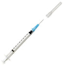 Dynarex Securesafe Tuberculin Safety Syringes Tuberculin Safety Syringe, 1Cc, 25G X 5/8" Needle, Luer Slip, 100/Bx, 5 Bx/Cs -8937 - BriteSources