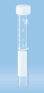 TUBE, BLD COL PLAIN CLR 3.5MLPOLY (1000/CS), 1000/CS