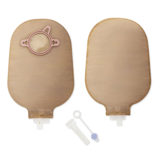CeraPlus™ Soft Convex 1-Piece Biege Urostomy Pouch, Pre-cut to Fit 19 mm Stomas, 5/BX