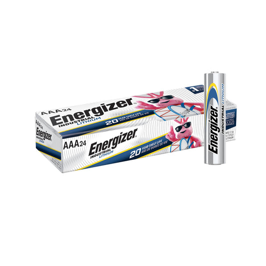 Energizer® Industrial Aaa Alkaline Batteries, 24 Pack, 24/Bx