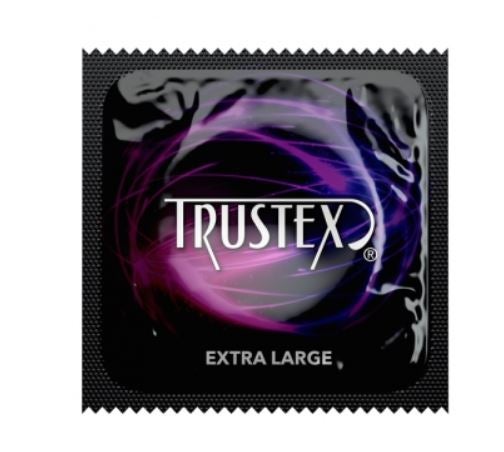 Trustex® Lubricated Silicone Condom, Extra Large, 1/Cs
