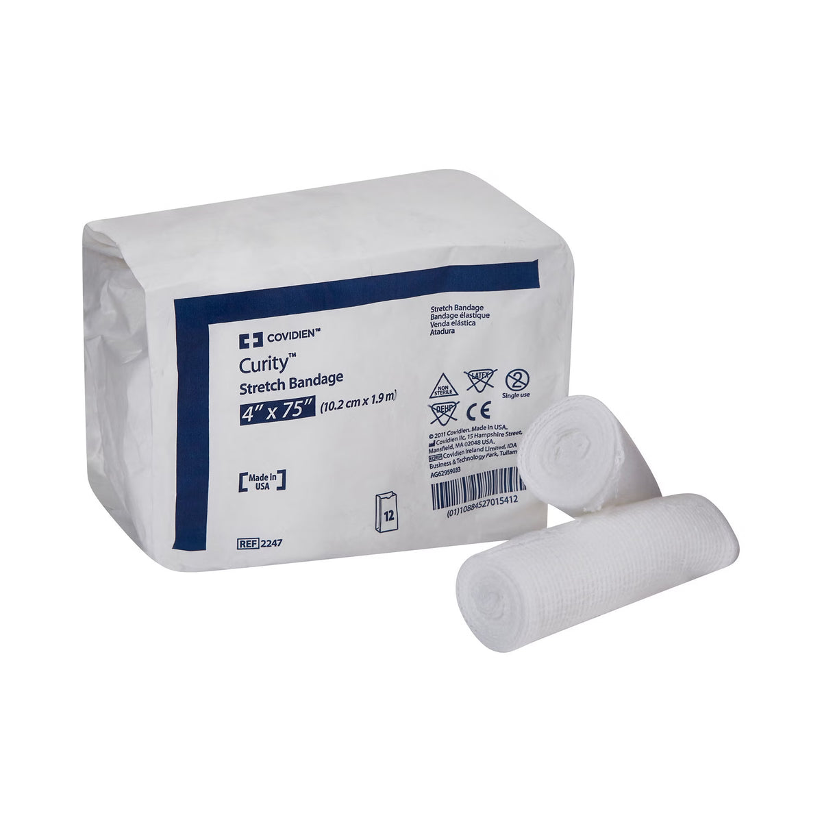 Curity™ Conforming Bandage, 4 X 75 Inch, One-Ply, 96/Cs