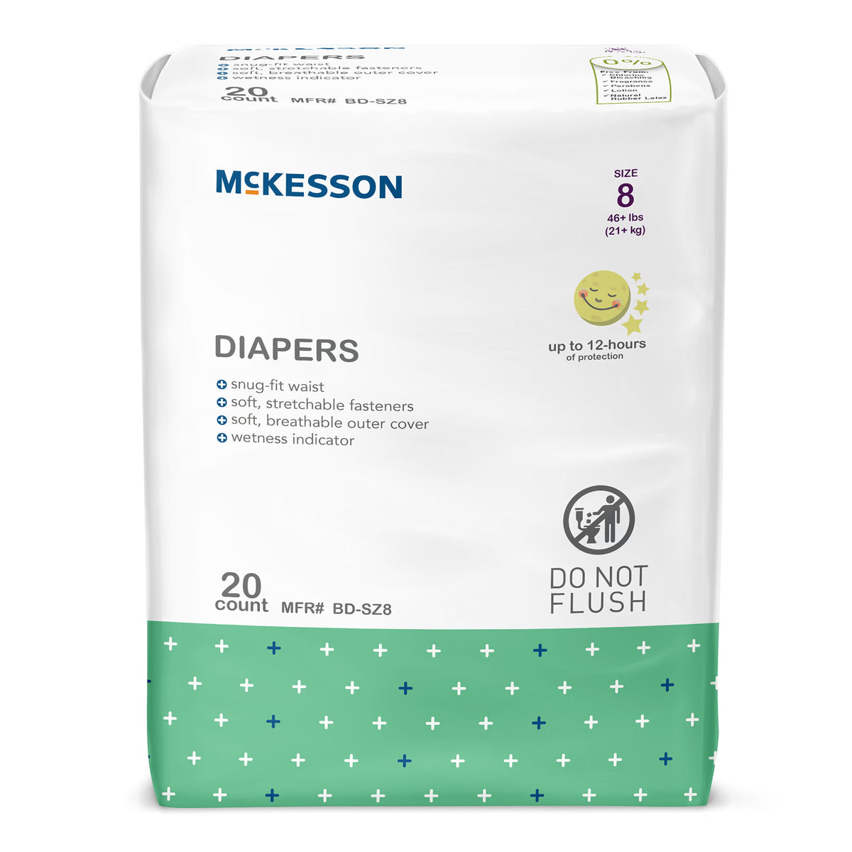 McKesson Youth Diaper / Incontinence Brief for Children weighing 46 lbs. or more, 20/BG