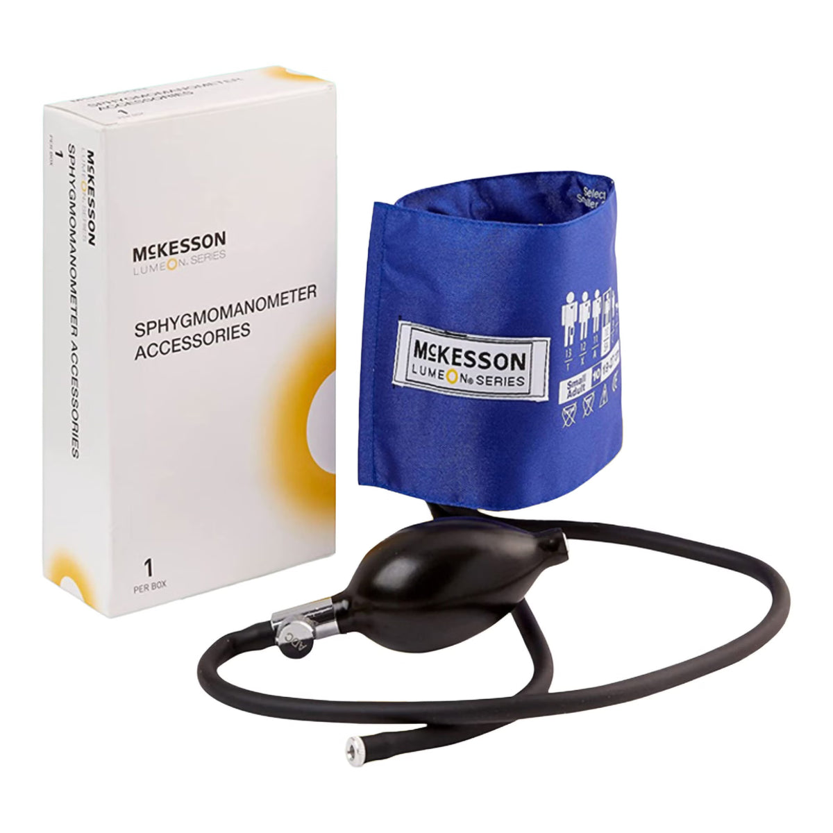 Mckesson Lumeon™ Blood Pressure Bulb And Cuff, Child Arm, Small, 19 – 27 Cm, 1/Bx