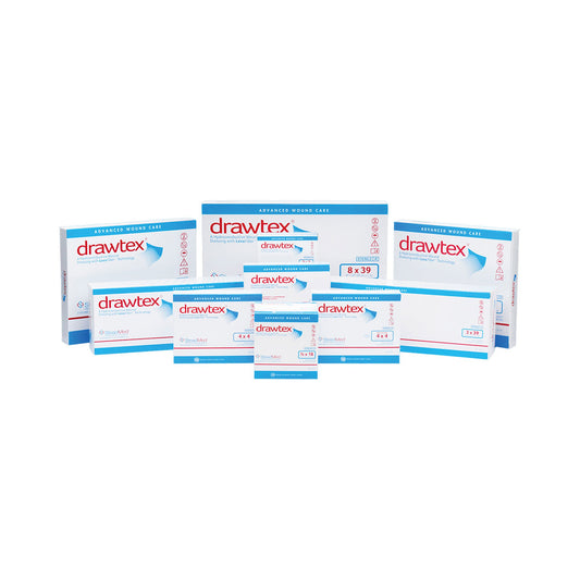 Drawtex® Nonadherent Dressing, 4 x 39 Inch, 5/BX